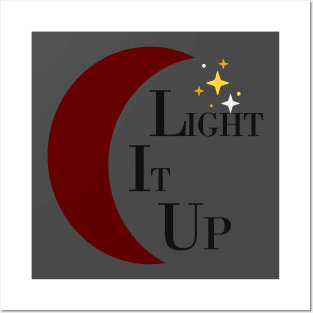 Light It Up | Sarah J. Mass Crescent City Posters and Art